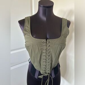 NWT Forever 21 corset top size S